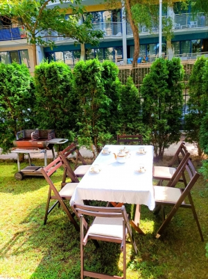 Apartament z patio w Słonecznym Brzegu